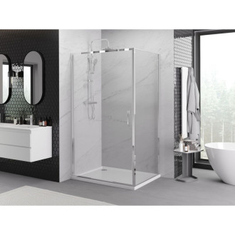 Sprchovací kút Mexen Exo s výklopným mechanizmom 70 x 120 cm, priehľadný, chróm - 817-070-120-01-00