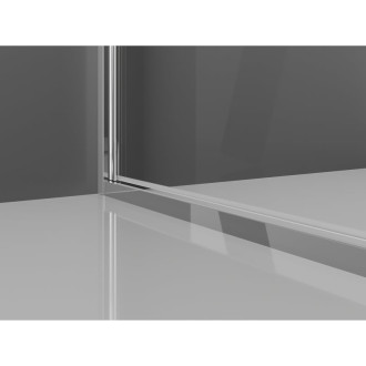 Sprchovací kút Mexen Exo s výklopným mechanizmom 95 x 120 cm, priehľadný, chróm - 817-095-120-01-00