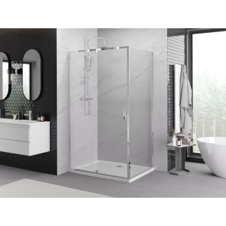 Sprchovací kút Mexen Exo s výklopným mechanizmom 160 x 120 cm, priehľadný, chróm - 819-160-120-01-00