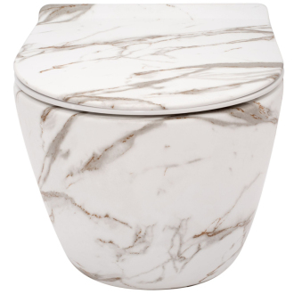 Rea Závesné WC Carlos Duroplast Slim Zm Lava Matt REA-C8004