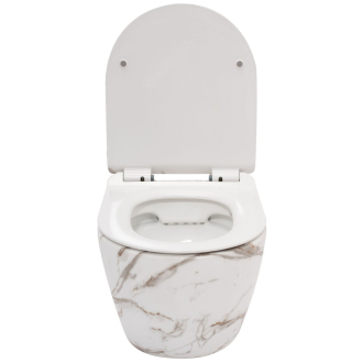 Rea Závesné WC Carlos Duroplast Slim Zm Lava Matt REA-C8004