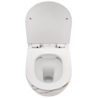 Rea Závesné WC Carlos Duroplast Slim Zm Lava Matt REA-C8004