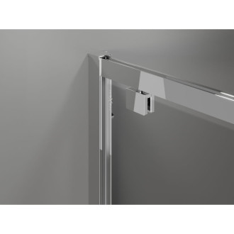 Sprchovací kút Mexen Exo s výklopným mechanizmom 70 x 110 cm, priehľadný, chróm - 8182-070-110-01-00