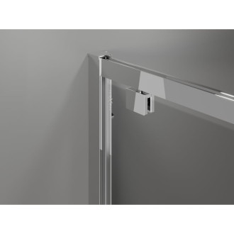 Sprchovací kút Mexen Exo s výklopným mechanizmom 90 x 110 cm, priehľadný, chróm - 8182-090-110-01-00