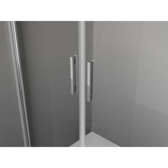 Sprchovací kút Mexen Exo s výklopným mechanizmom 80 x 120 cm, priehľadný, chróm - 8182-080-120-01-00
