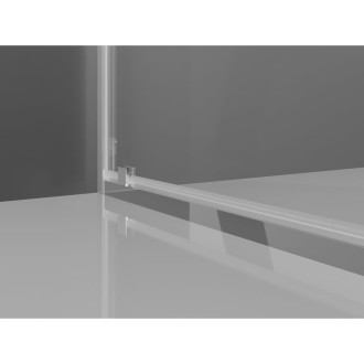 Sprchovací kút Mexen Exo s výklopným mechanizmom 90 x 120 cm, priehľadný, chróm - 8182-090-120-01-00