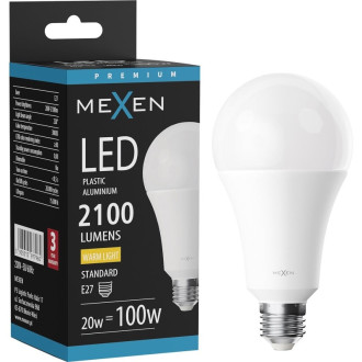 LED žiarovka Mexen Nova E27, A70, 20W, teplá - 3000K, 2100 lm - L100-E27-2030-01