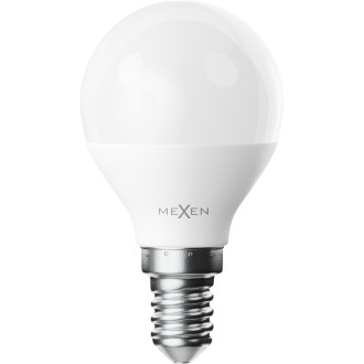 LED žiarovka Mexen Nova E14, G45, 5W, teplá - 3000K, 525 lm - L101-E14-0530-01