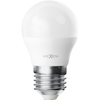 LED žiarovka Mexen Nova E27, G45, 7W, studená - 6500K, 735 lm - L101-E27-0765-01