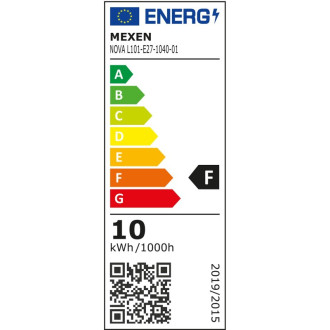 LED žiarovka Mexen Nova E27, G45, 10W, neutrálna - 4000K, 1055 lm - L101-E27-1040-01