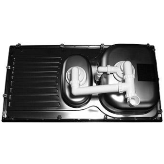Blanco TIPO 6 S BASIC 512303 drez s odkvapom, obojstranný nerez prírodný lesk drez vstavaný