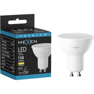 LED žiarovka Mexen Nova GU10, 1,5 W, teplá - 3000K, 158 lm - L107-GU10-0130-01