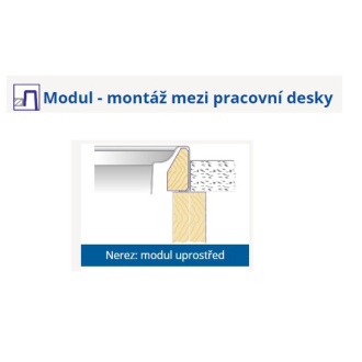 Blanco R-ES 8x6 510500 drez, obojstranný nerez prírodný lesk drez nadstavný