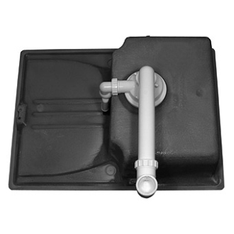 Blanco ENOS 40 S 513799 drez s odkvapom, obojstranný antracit drez vstavaný