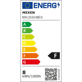 LED žiarovka Mexen Nova E14, R50, 8W, studená - 6500K, 840 lm - L103-E14-0865-01