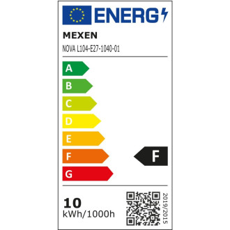 LED žiarovka Mexen Nova E27, R63, 10W, neutrálna - 4000K, 1055 lm - L104-E27-1040-01
