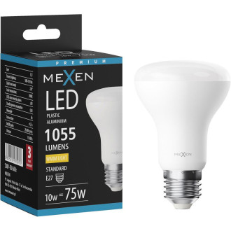 LED žiarovka Mexen Nova E27, R63, 12W, teplá - 3000K, 1260 lm - L104-E27-1230-01