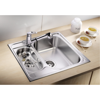 Blanco TIPO 6 BASIC 514813 drez bez odkvapu nerez kartáčovaný drez vstavaný