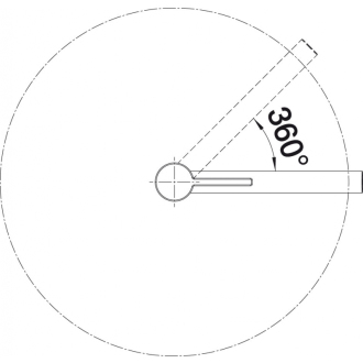 Blanco LINEE 517595 Batéria nerez hodvábny lesk