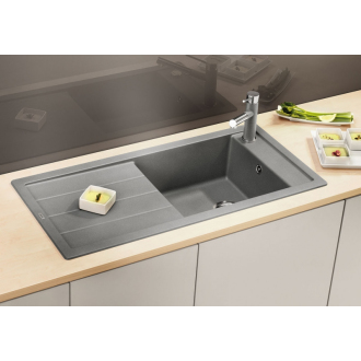 Blanco MEVIT XL 6 S 518354 drez s odkvapom, obojstranný antracit drez vstavaný