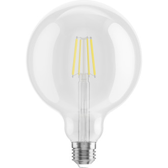 LED žiarovka Mexen Vintis E27, G125, 6W, neutrálna - 4000K, 720 lm, číra - L158-E27-0640-00