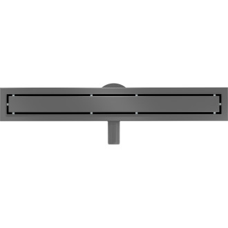 Mexen Flat 360° otočný lineárny odtok M13 2v1 50 cm, kartáčovaná pištoľovo sivá - 1E10050-40