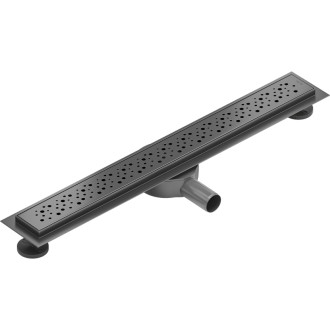 Mexen Flat 360 ° otočný lineárny odtok M12 50 cm, kartáčovaná farba pištole gray - 1E21050-40