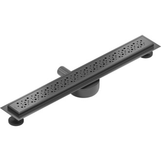 Mexen Flat 360° otočný lineárny odtok M12 60 cm, kartáčovaná farba pištole gray - 1E21060-40