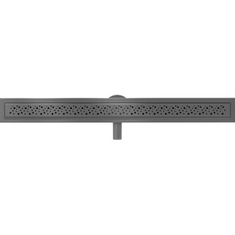Mexen Flat 360° otočný lineárny odtok M12 90 cm, kartáčovaná farba pištole gray - 1E21090-40