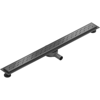 Mexen Flat 360° otočný lineárny odtok M12 100 cm, kartáčovaná farba pištole gray - 1E21100-40