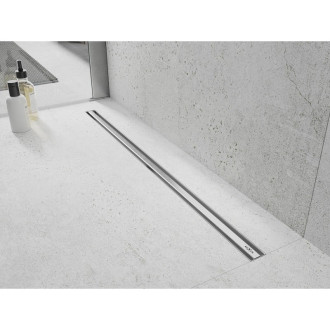 Mexen Flat 360° Slim lineárny otočný odtok 50 cm, nerezová oceľ - 1041050