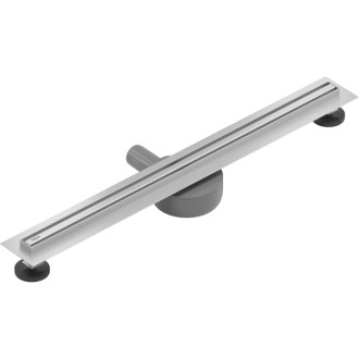 Mexen Flat 360° Slim lineárny otočný odtok 50 cm, nerezová oceľ - 1041050