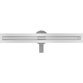 Mexen Flat 360° Slim lineárny otočný odtok 50 cm, nerezová oceľ - 1041050