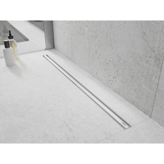Mexen Flat 360° Slim lineárny otočný odtok 50 cm, biely - 1241050