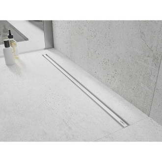Mexen Flat 360° Slim lineárny otočný odtok 140 cm, biely - 1241140