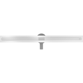 Mexen Flat 360° Slim lineárny otočný odtok 160 cm, biely - 1241160