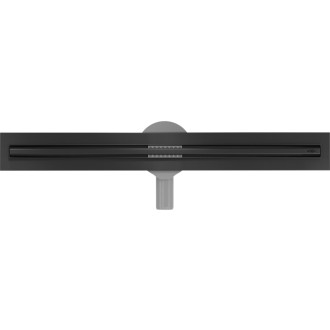 Mexen Flat 360° Slim lineárny otočný odtok 50 cm, čierny - 1741050