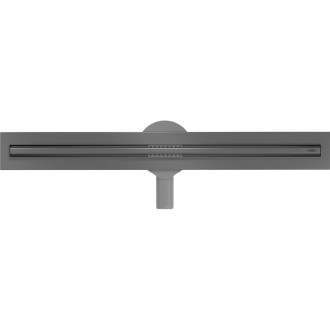 Mexen Flat 360° Slim lineárny otočný odtok 70 cm, kartáčovaná farba pištole gray - 1E41070
