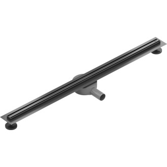 Mexen Flat 360° Slim lineárny otočný odtok 80 cm, kartáčovaná farba pištole gray - 1E41080