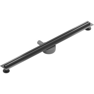 Mexen Flat 360° Slim lineárny otočný odtok 100 cm, kartáčovaná farba pištole gray - 1E41100