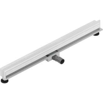 Mexen Flat Wall lineárny stenový odtok 2v1 80 cm, biely - 1230080