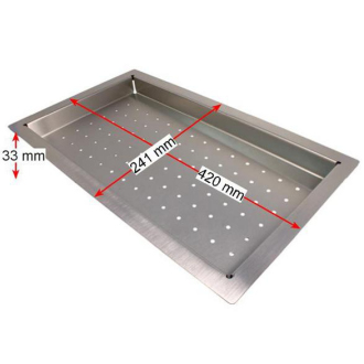 Blanco odkvapová doska SUPRA, ZEROX-U a ZEROX-IF 420 x 240 mm nerez 219650 príslušenstvo