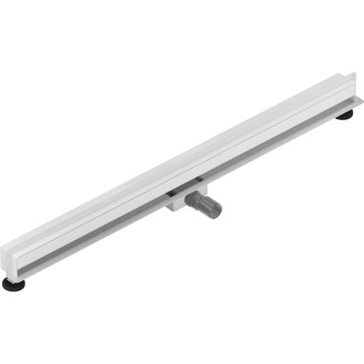 Mexen Flat Wall lineárny stenový odtok 2v1 110 cm, biely - 1230110