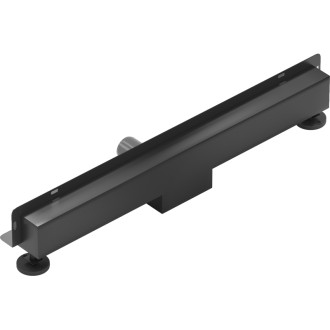 Mexen Flat Wall lineárny stenový odtok 2v1 50 cm, čierny - 1730050