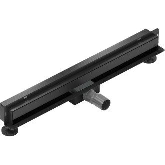 Mexen Flat Wall lineárny stenový odtok 2v1 50 cm, čierny - 1730050