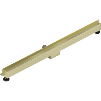 Mexen Flat Wall lineárny stenový odtok 2v1 120 cm, kartáčované zlato - 1A30120