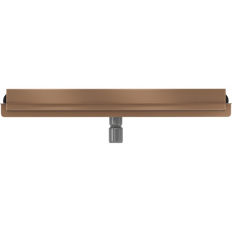 Mexen Flat Wall lineárny stenový odtok 2v1 60 cm, kartáčovaná meď - 1C30060
