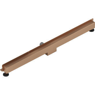 Mexen Flat Wall lineárny stenový odtok 2v1 110 cm, kartáčovaná meď - 1C30110