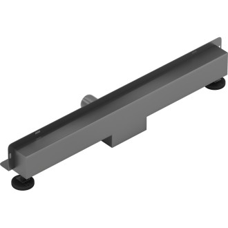 Mexen Flat Wall lineárny stenový odtok 2 v 1 60 cm, kartáčovaná pištoľovo sivá - 1E30060