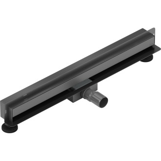 Mexen Flat Wall lineárny stenový odtok 2 v 1 70 cm, kartáčovaná pištoľovo sivá - 1E30070
